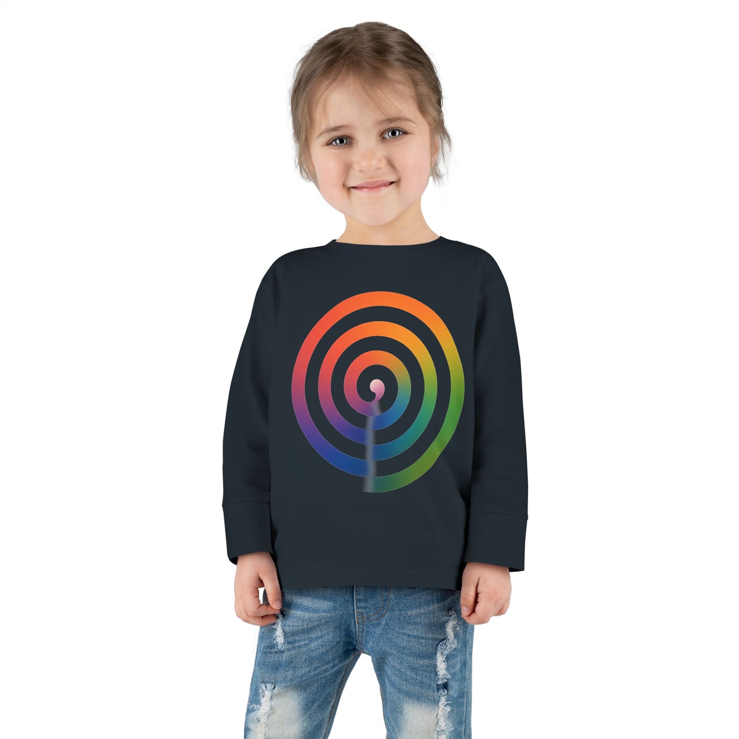 Spiral Bloom Long Sleeve Tee