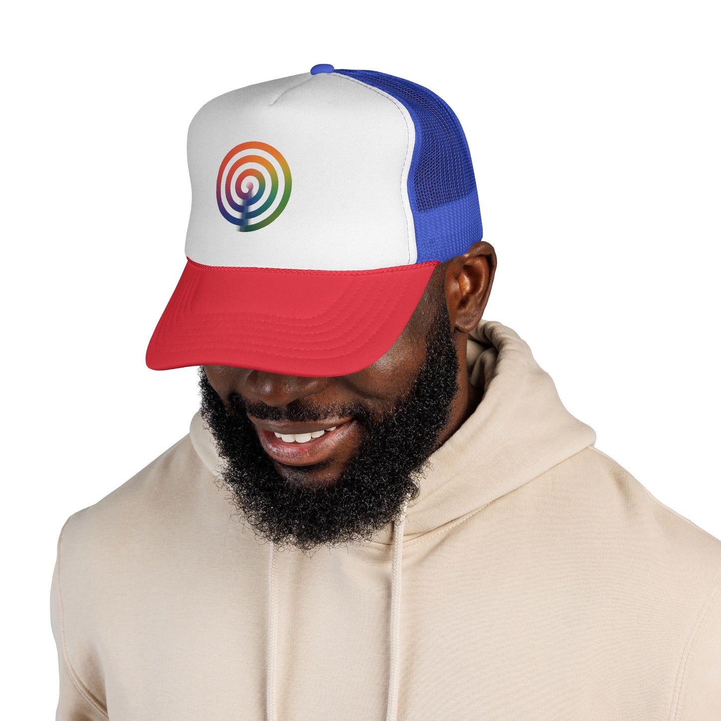 Spiral Signal – Foam Trucker Hat