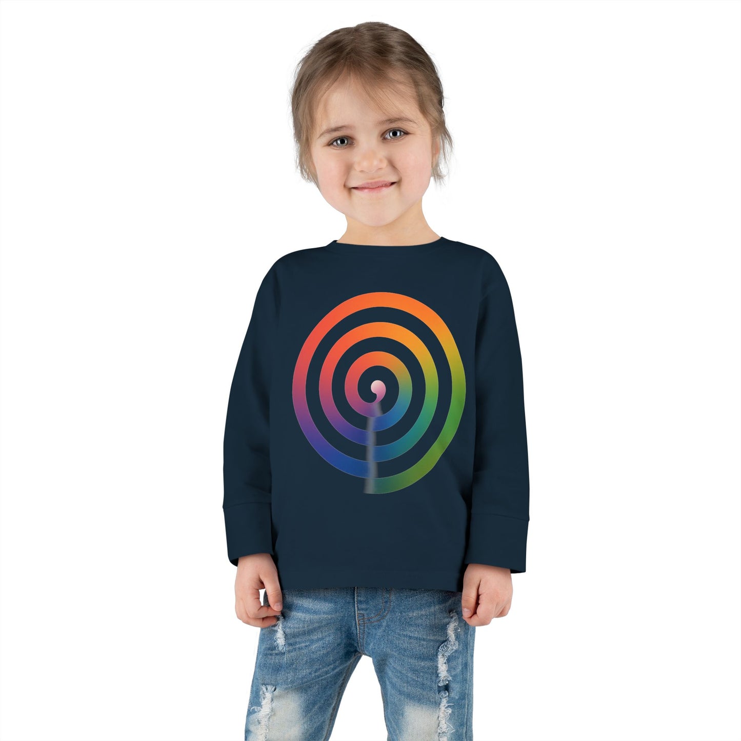 Spiral Bloom Long Sleeve Tee