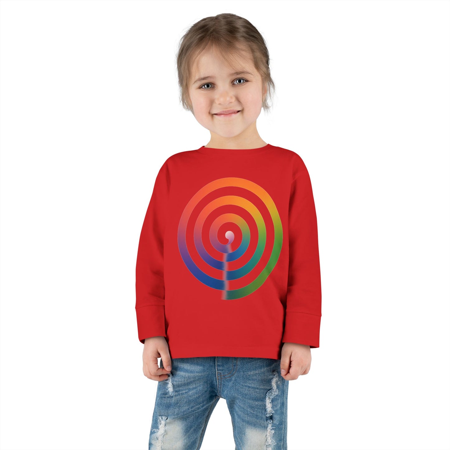 Spiral Bloom Long Sleeve Tee