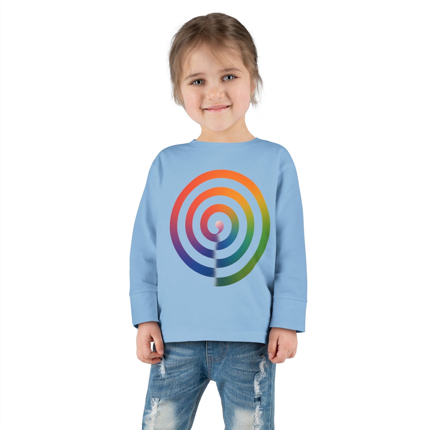 Spiral Bloom Long Sleeve Tee
