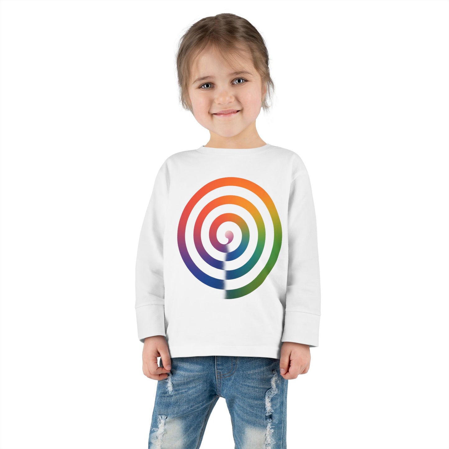 Spiral Bloom Long Sleeve Tee