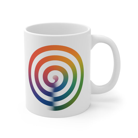 Colorful Gradient Mug of Morning Rituals | Personalized Gift for Coffee & Tea Lovers