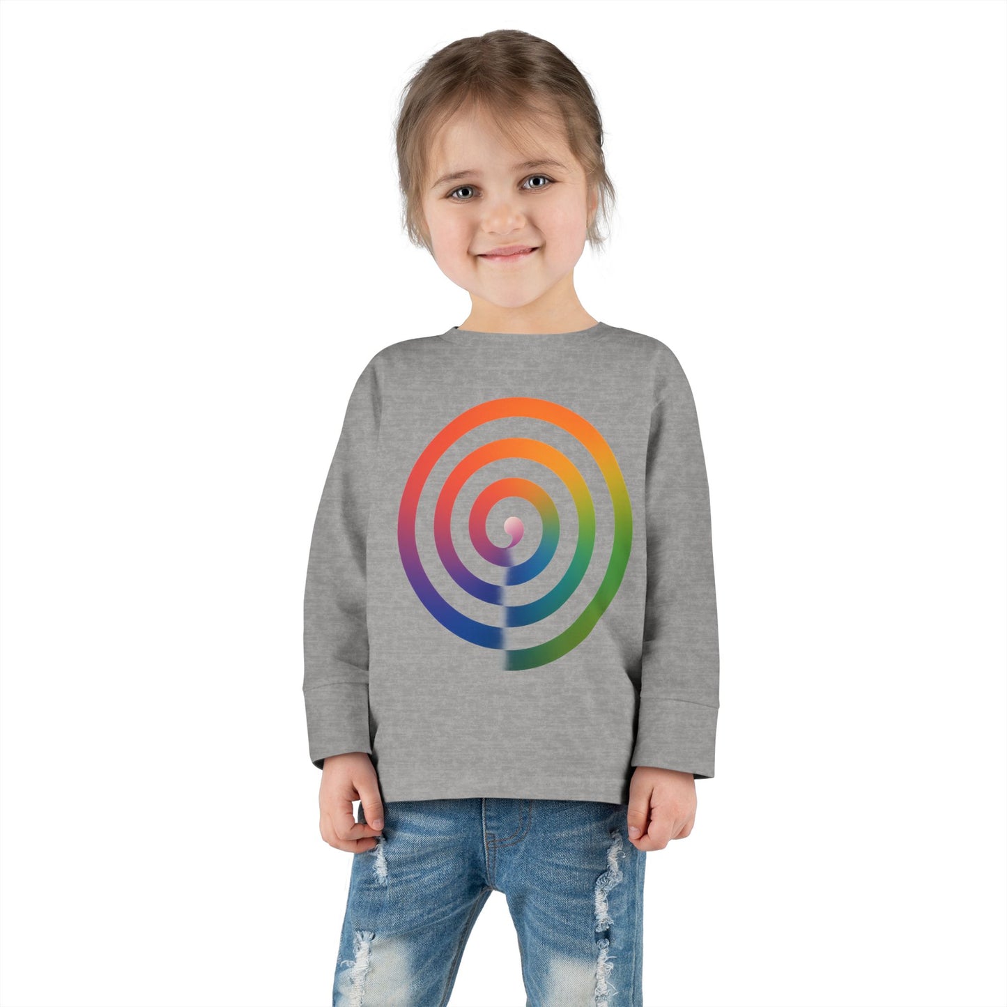 Spiral Bloom Long Sleeve Tee